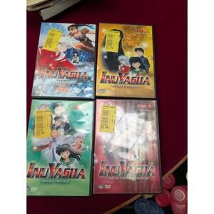 InuYasha DVD Lot Den Of Wolves Double Trouble True Face Of Evil Curse Dark ...